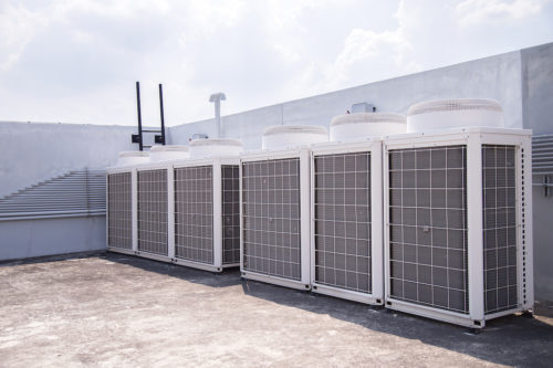 HVAC system of central conditioning